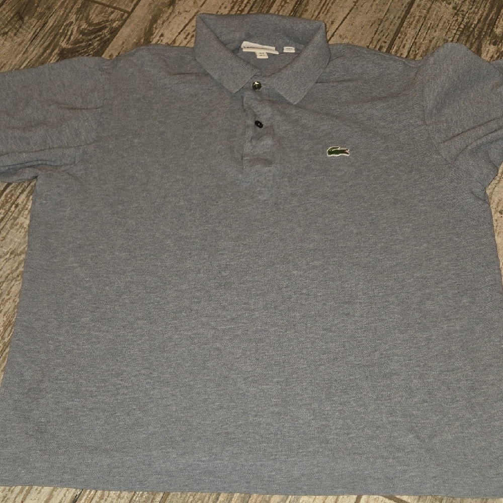 Lacoste Heather Gray Polo Shirt